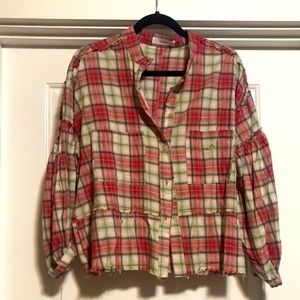 Talulah plaid shirt